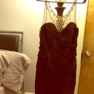 Dark Brown Party Dress